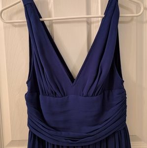 Sleeveless V-Neck Semi-Formal Maxi Evening Dress